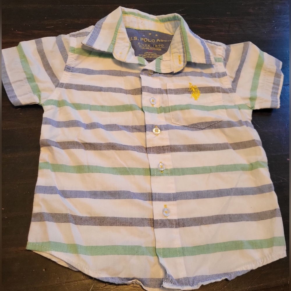 U.s. polo assn. Boys 2t button down shirt